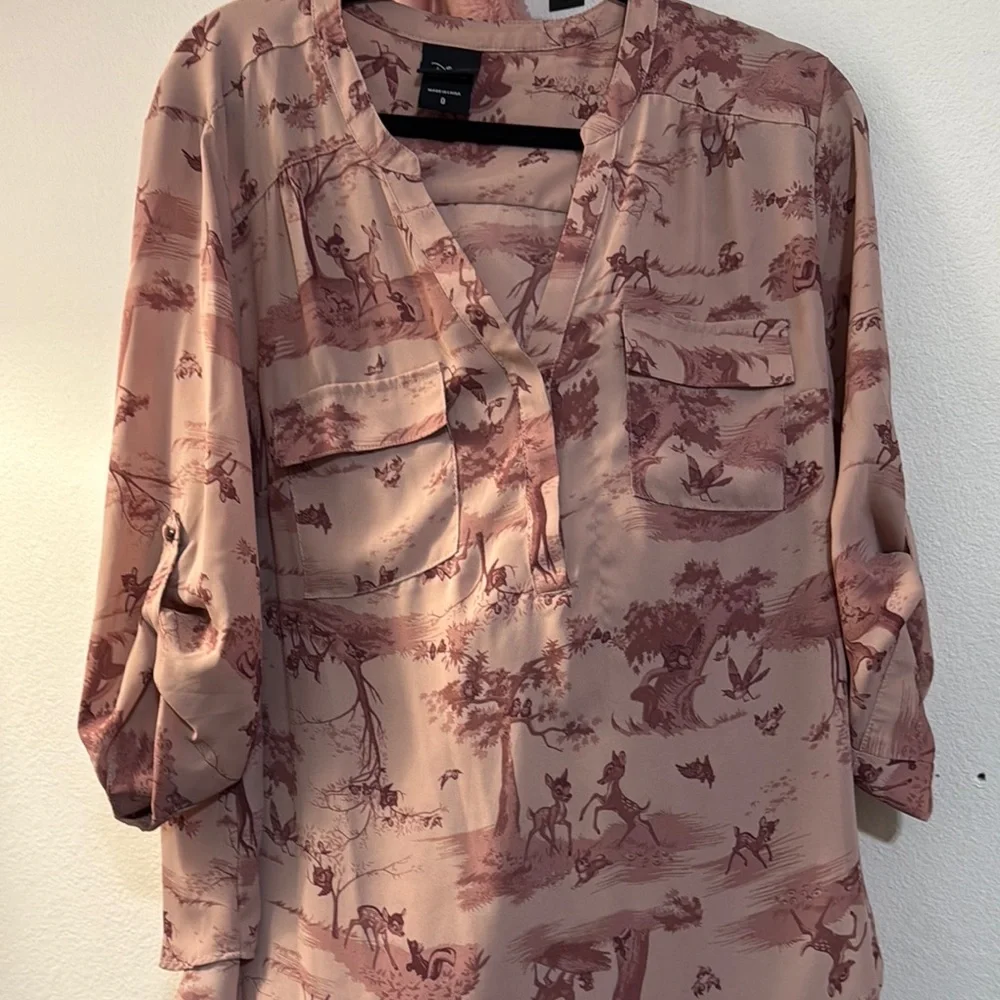 Pink Patterned Blouse - Picture 5 of 5